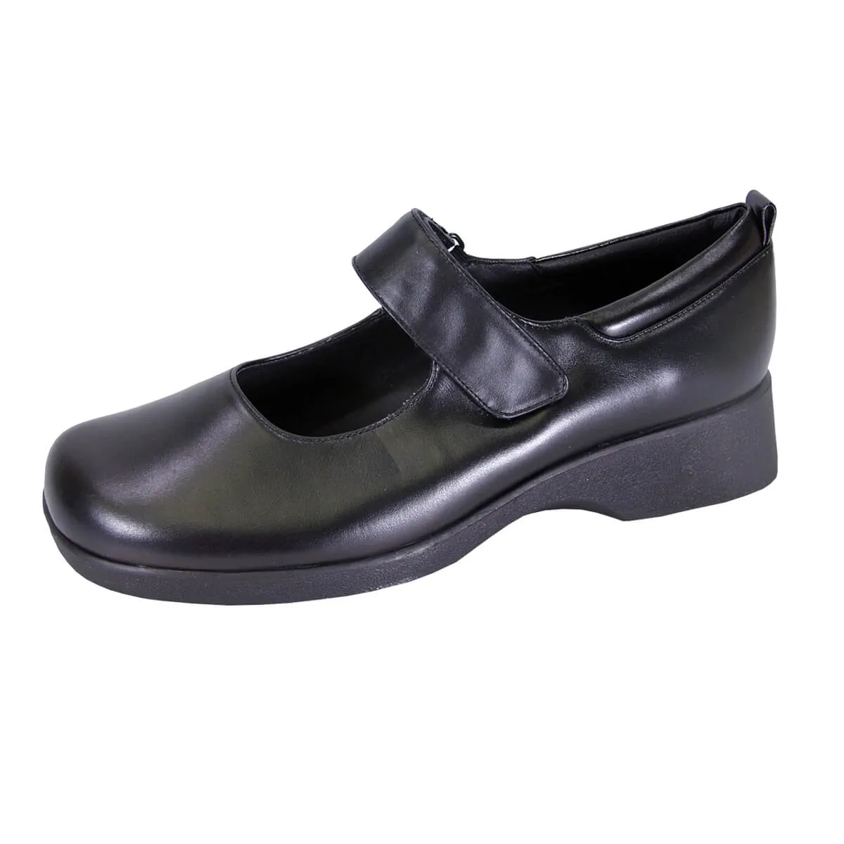 24 HOUR COMFORT Sky Women's Wide Width Leather Mary Jane Shoes