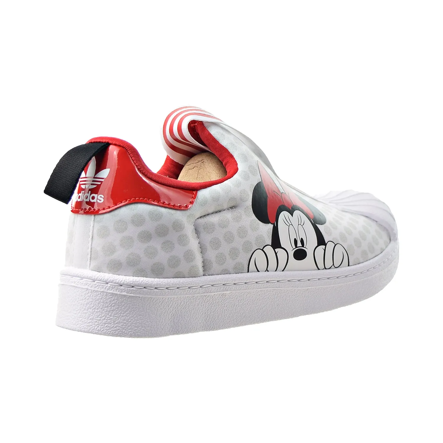 Adidas Superstar 360 X C "Minnie Mouse" Little Kids' Shoes White-Scarlet-Black