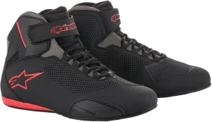 ALPINESTARS Sektor Vented Shoes - Black/Gray/Red - US 12.5 2515618131125