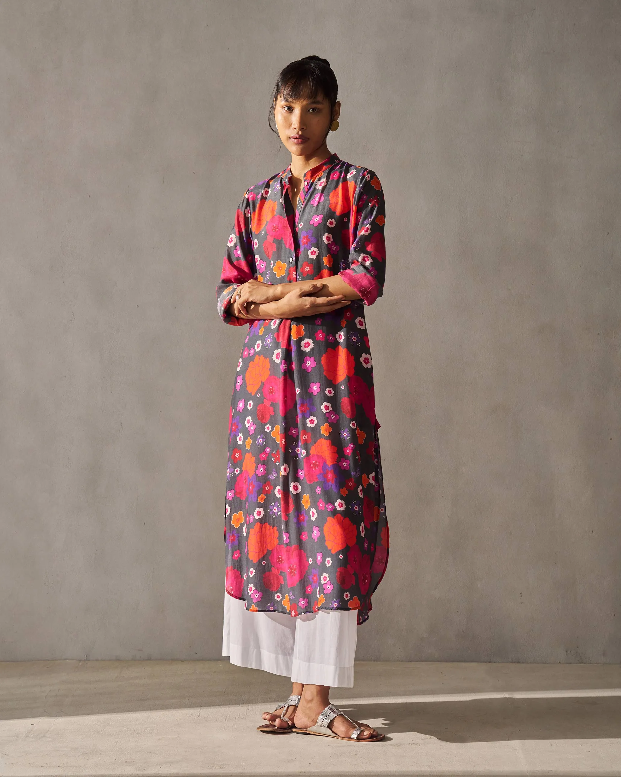 Basic Long Length Kurta - Multi Color