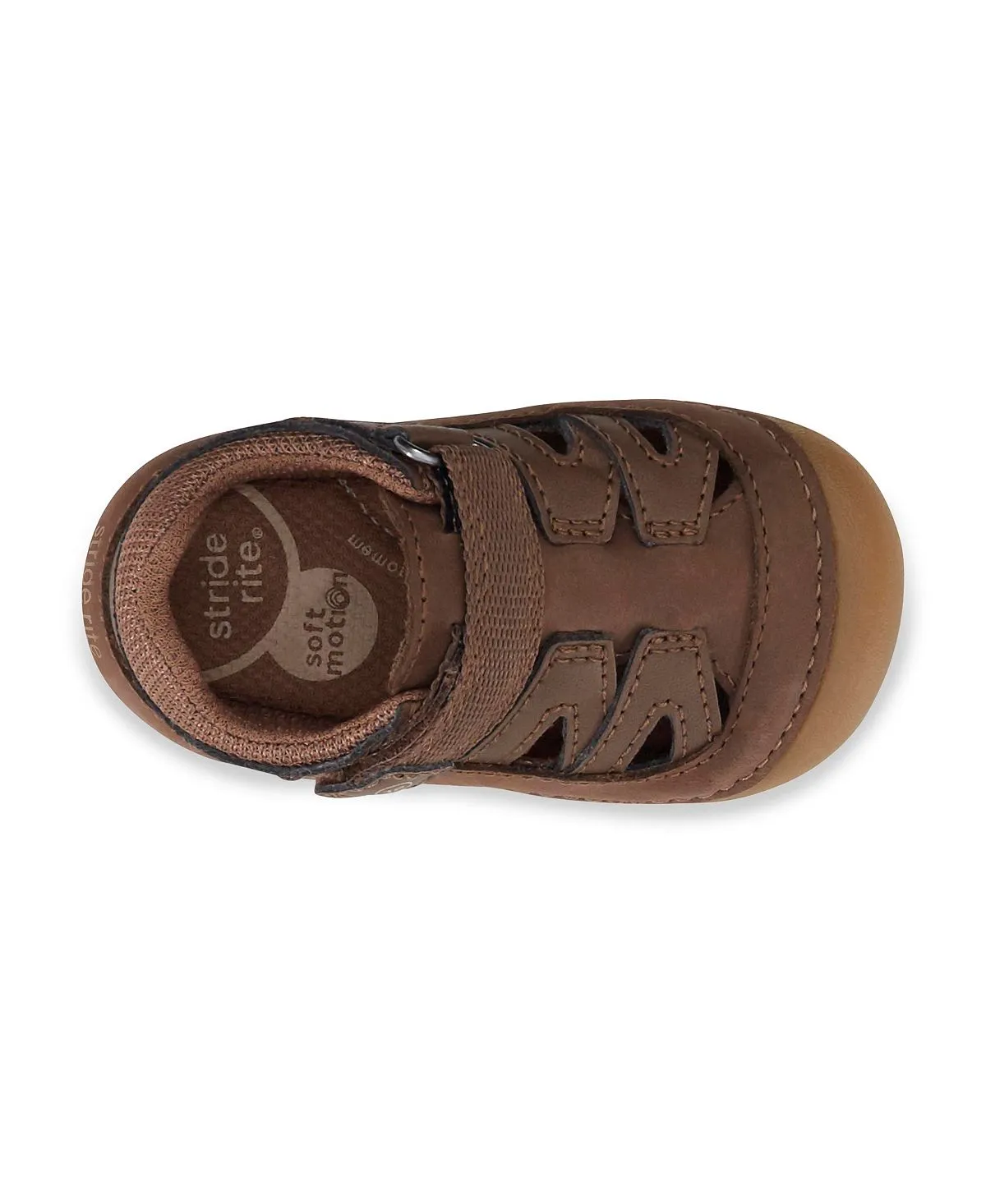 Big Boys Soft Motion Adam Stride Rite Leather Sandals