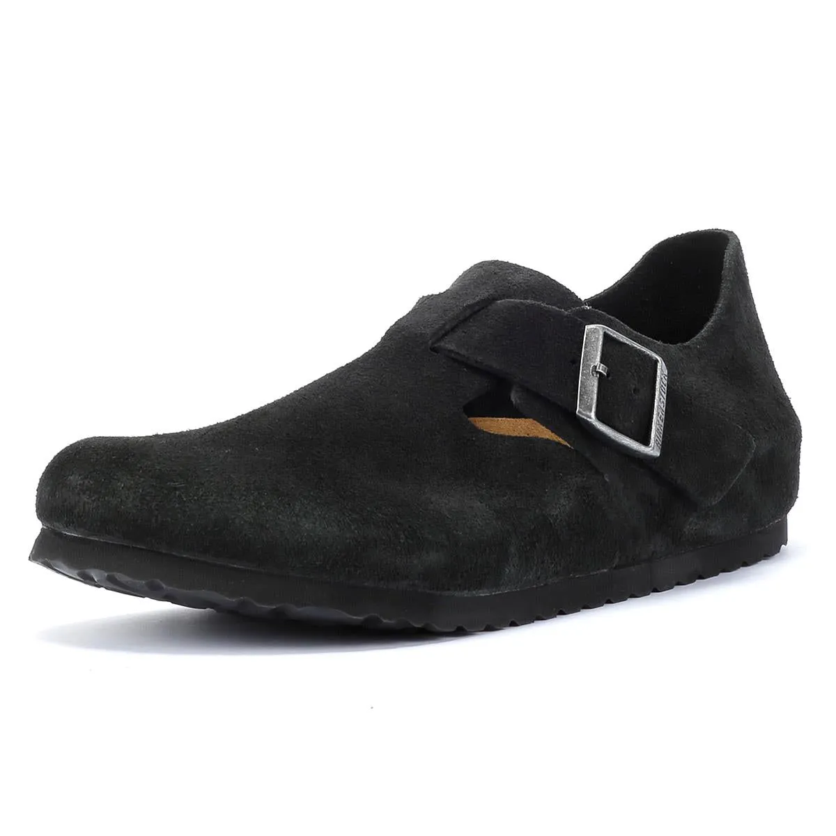 Birkenstock London Suede Black Shoes