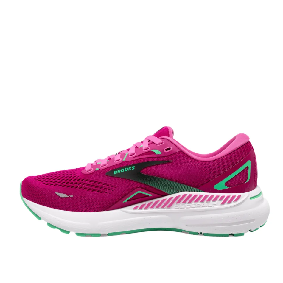 Brooks Women's Adrenaline GTS 23 Running Shoes in Pink/Festival Fuchsia/Black AW24