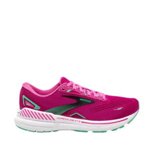 Brooks Women's Adrenaline GTS 23 Running Shoes in Pink/Festival Fuchsia/Black AW24