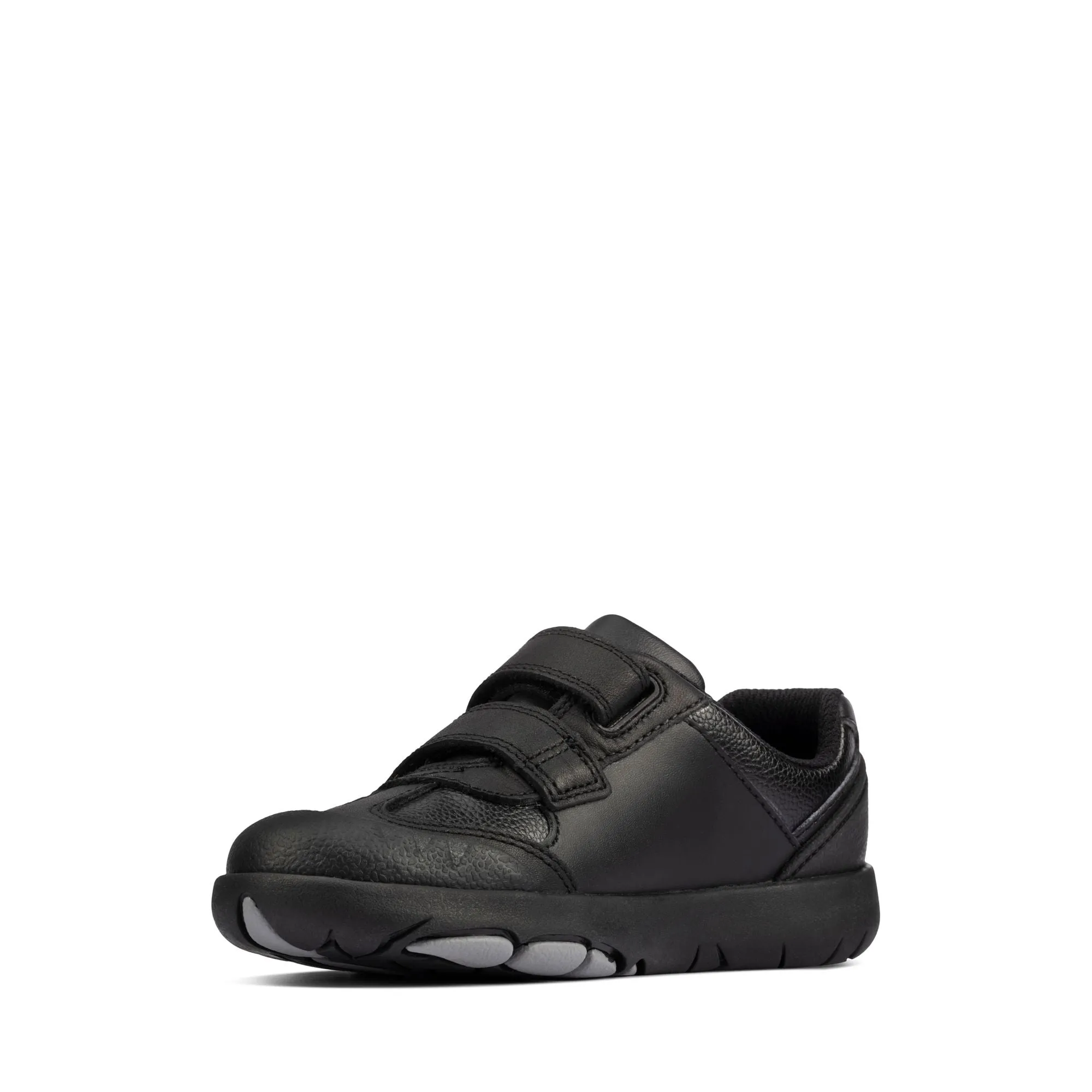 Clarks 26162698 Rex Stride K Black Leather