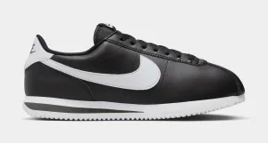 Cortez Leather Womens Lifestyle Shoes (Black/White)