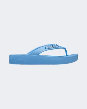 Crocs Classic Platform Women Slippers Lifestyle Blue 207714-4Tb