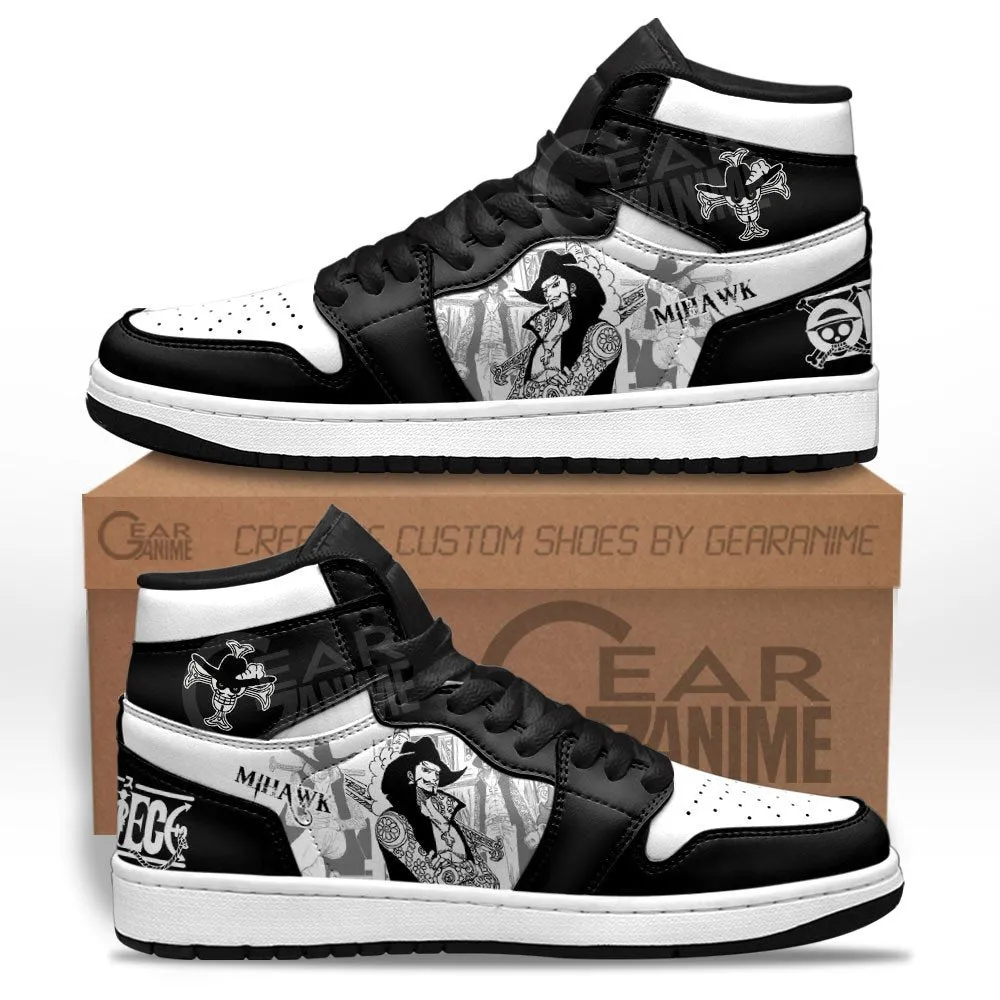 Dracule Mihawk Sneakers Custom OP Shoes Manga Style