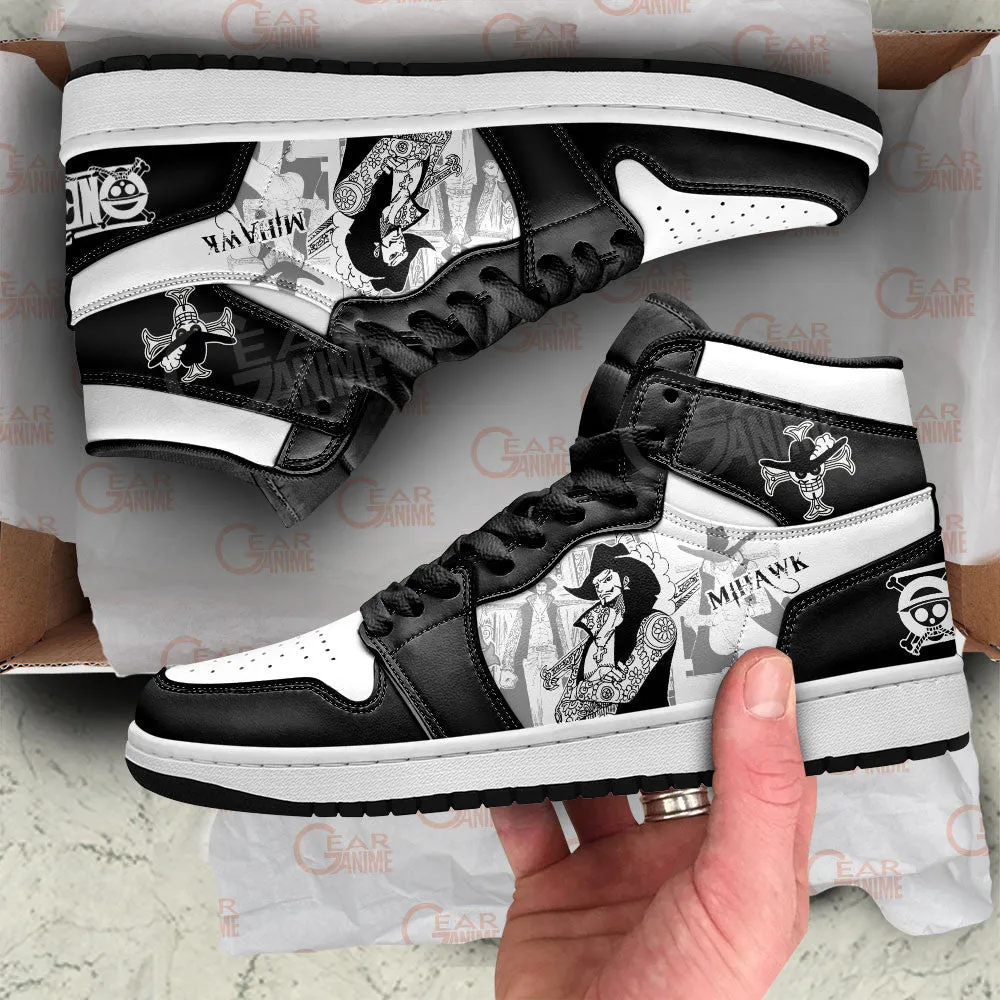 Dracule Mihawk Sneakers Custom OP Shoes Manga Style