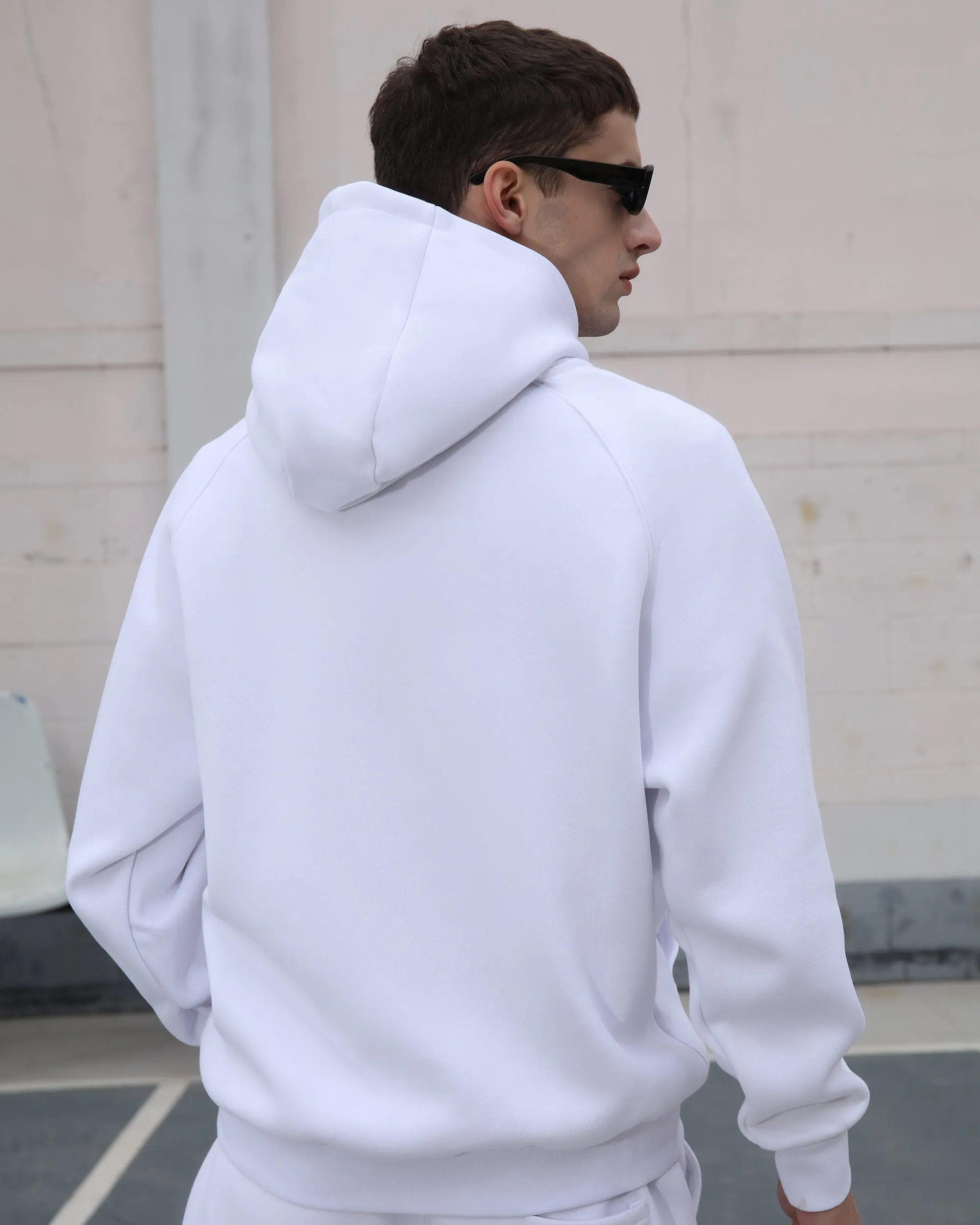 Effortless Style Hoodie & Jogger Set White