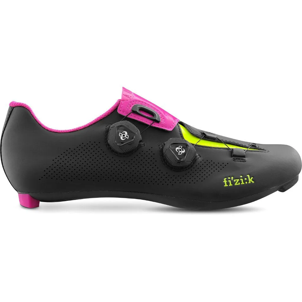 Fizik R3 Aria Cycling Shoes-Black/Pink/Yellow