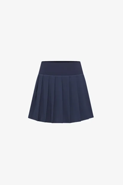 High Waist Pleated Mini Tennis Skirt