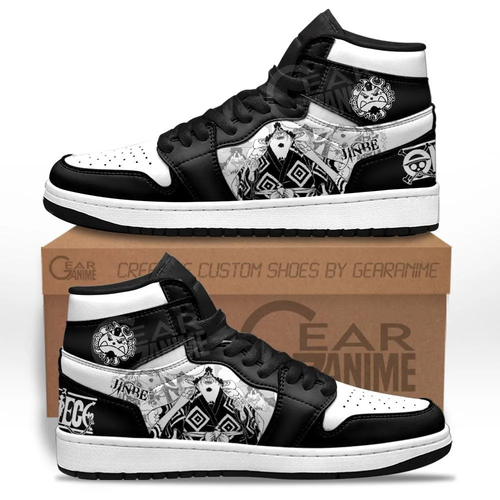 Jinbe Sneakers Custom OP Shoes Manga Style