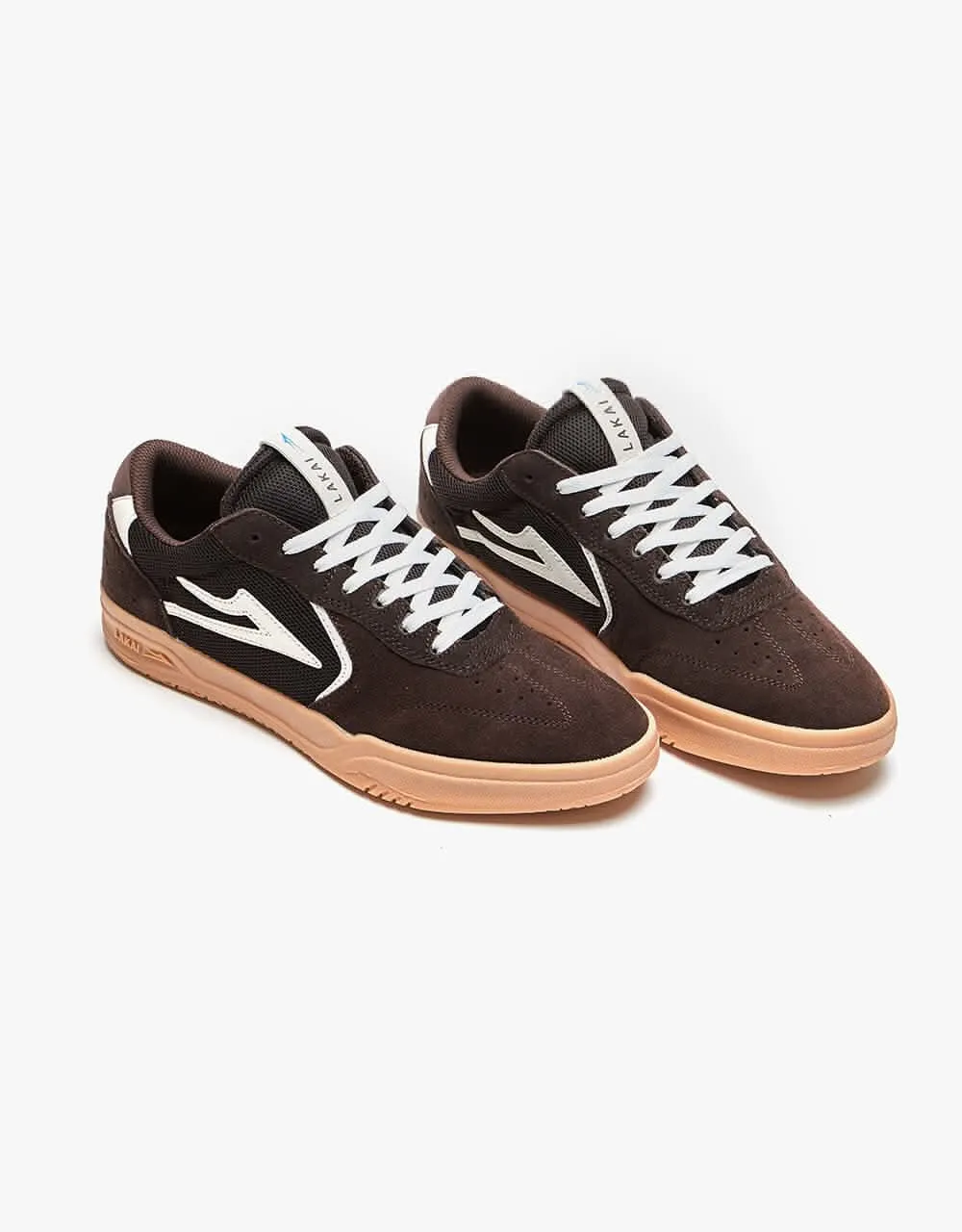 Lakai Atlantic Skate Shoes - Chocolate/Gum Suede