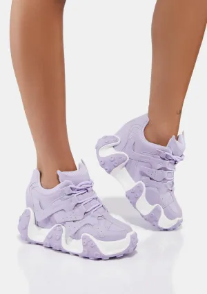 Lilac Carambola Platform Sneakers