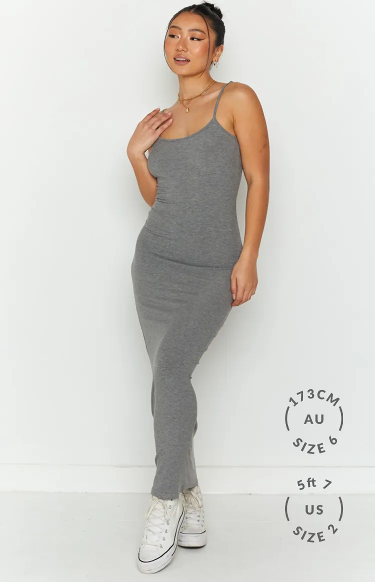 Melrose Grey Maxi Dress