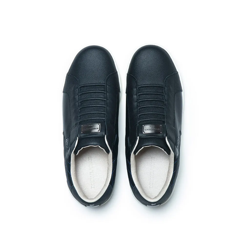 Men's Adelaide Black  Leather Sneakers 02602-999