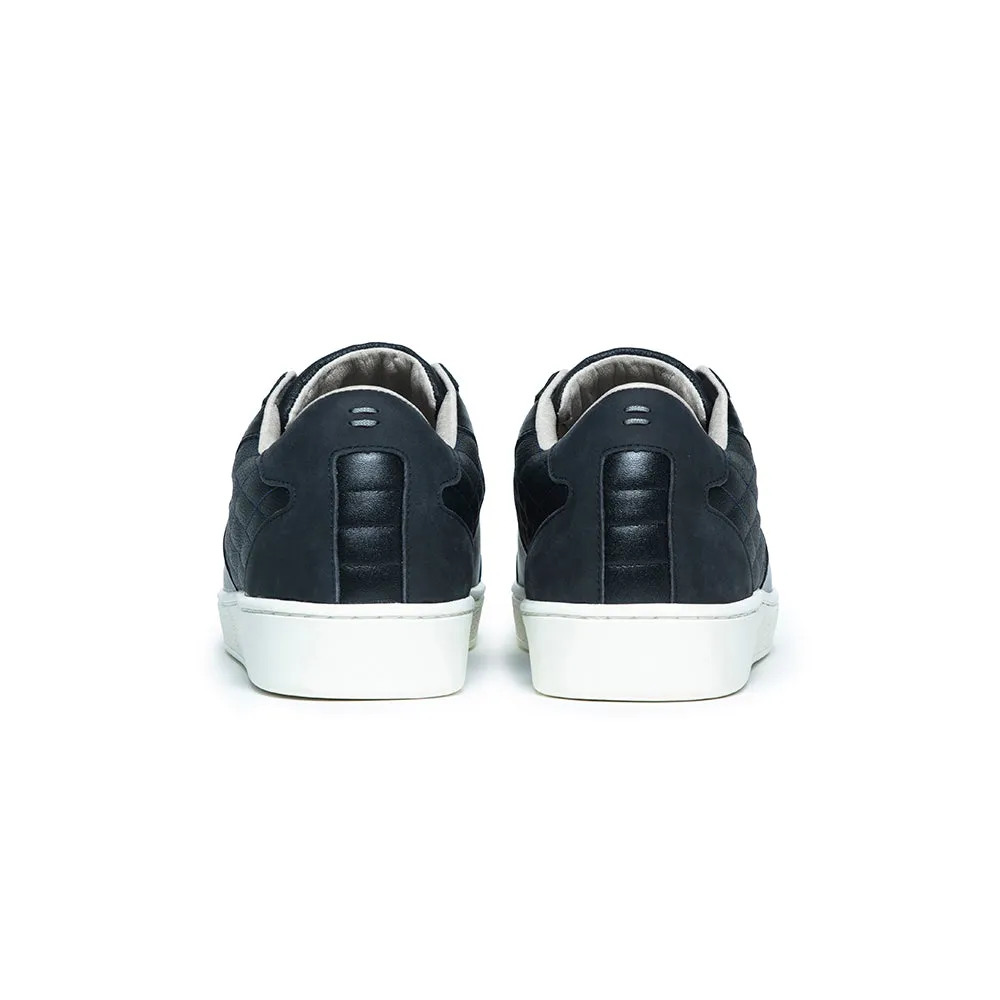 Men's Adelaide Black  Leather Sneakers 02602-999