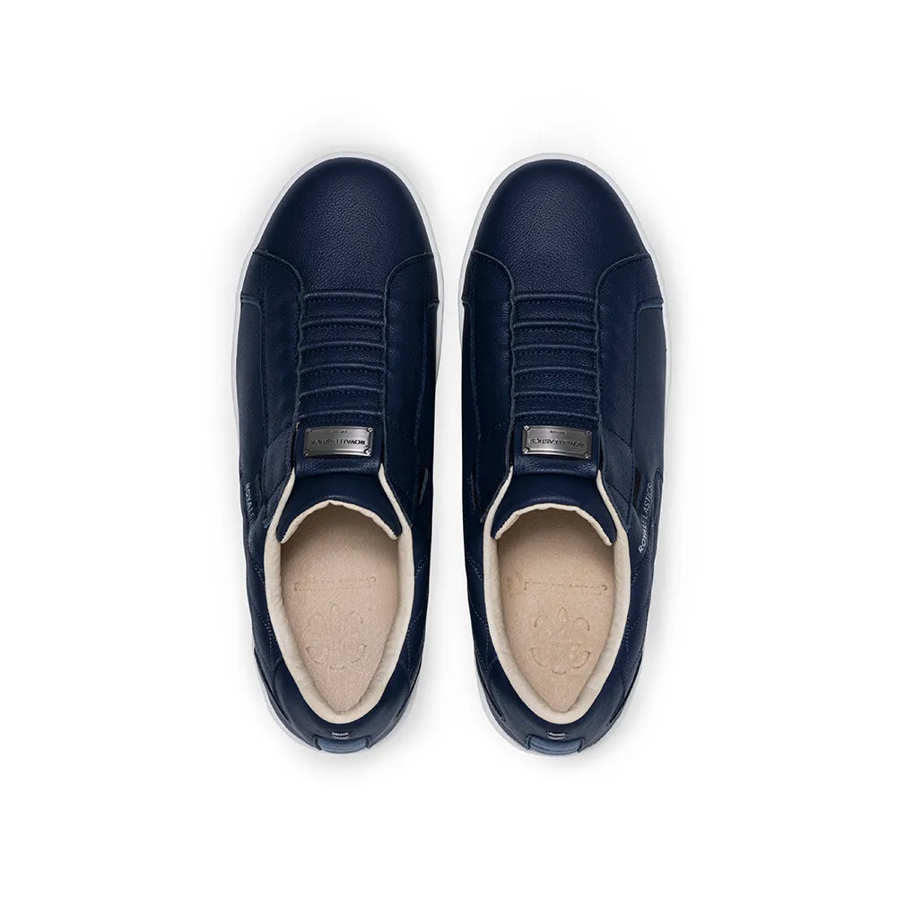 Men's Adelaide Lux Dark Blue Leather Sneakers 02723-555