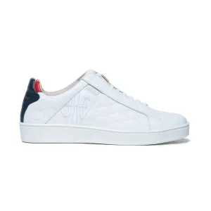 Men's Icon Lux white dark  blue Leather Sneakers 02513-015