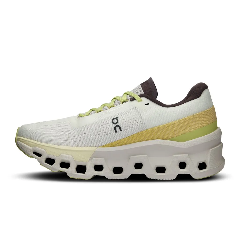 On Women's Cloudmonster 2 Running Shoes Undyed / Zest