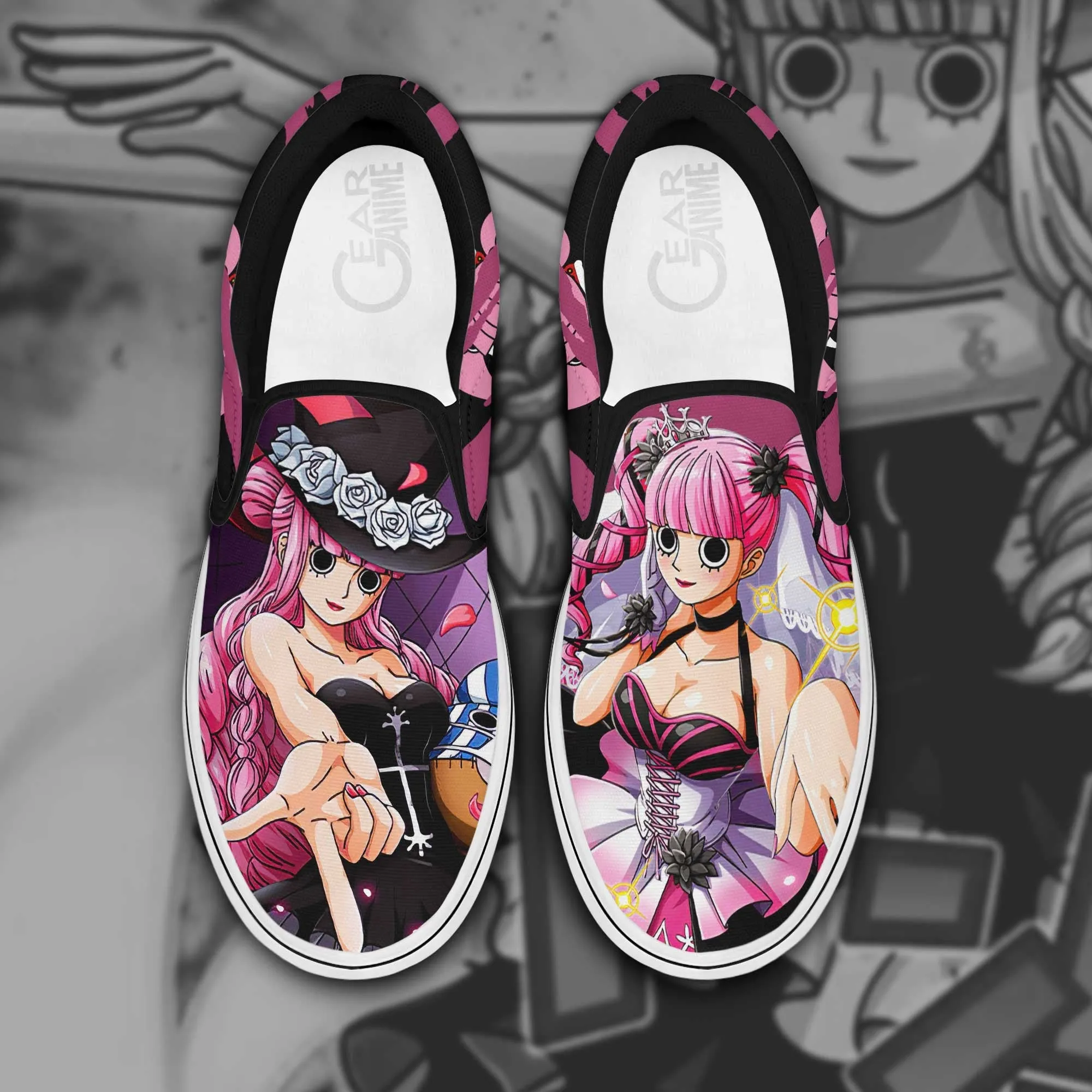 OP Perona Slip On Sneakers Custom Anime Shoes