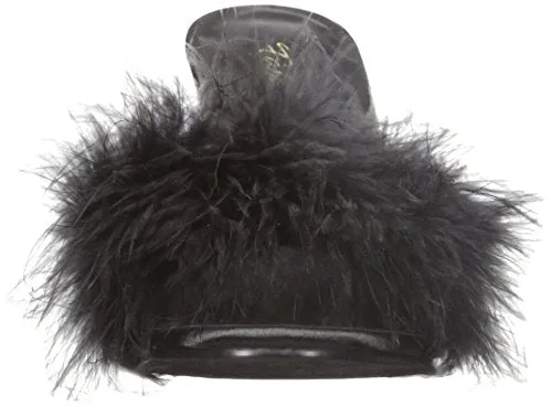 Pleaser Fabulicious Women's Amour-03 Marabou Slipper