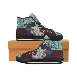 RAIN Men's All Over Print Canvas Sneakers