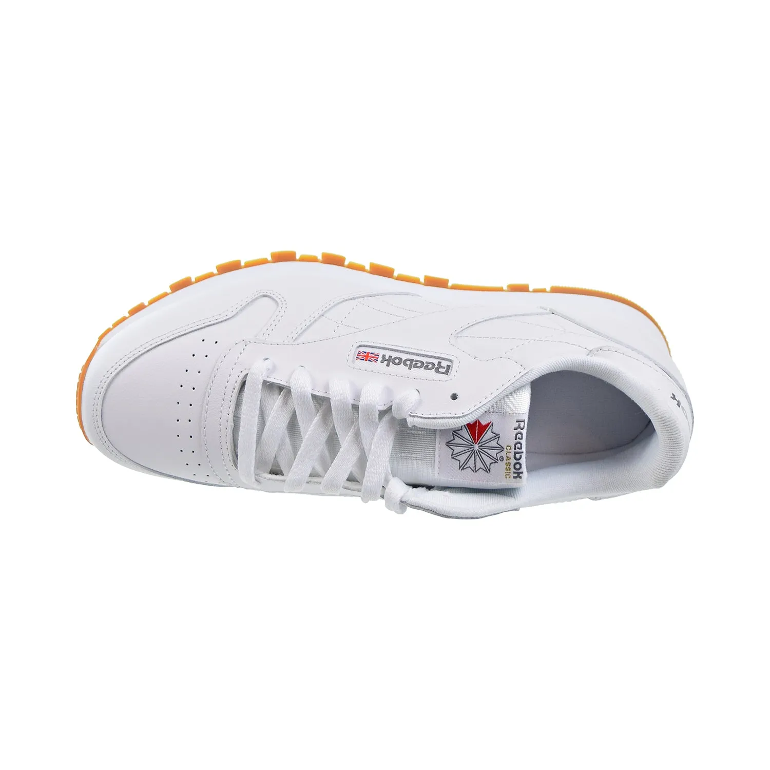 Reebok Classic Leather Big Kids' Shoes White/Gum