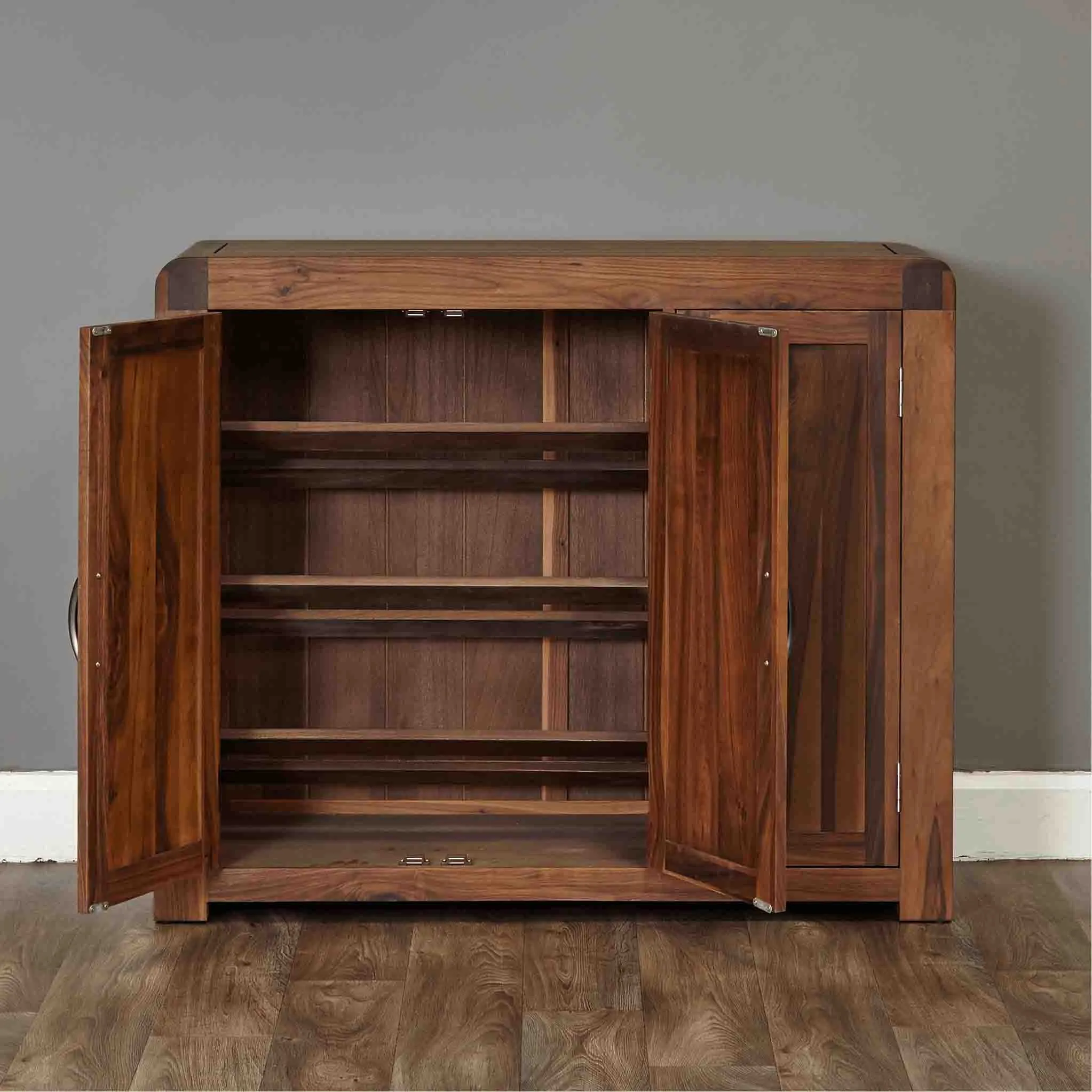 Salem Walnut Extra Large Shoe Cupboard