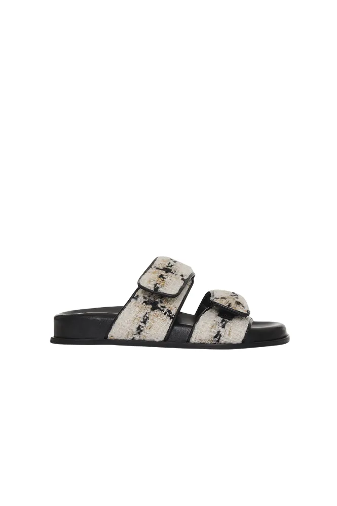 Sid Sandals - Beige Plaid