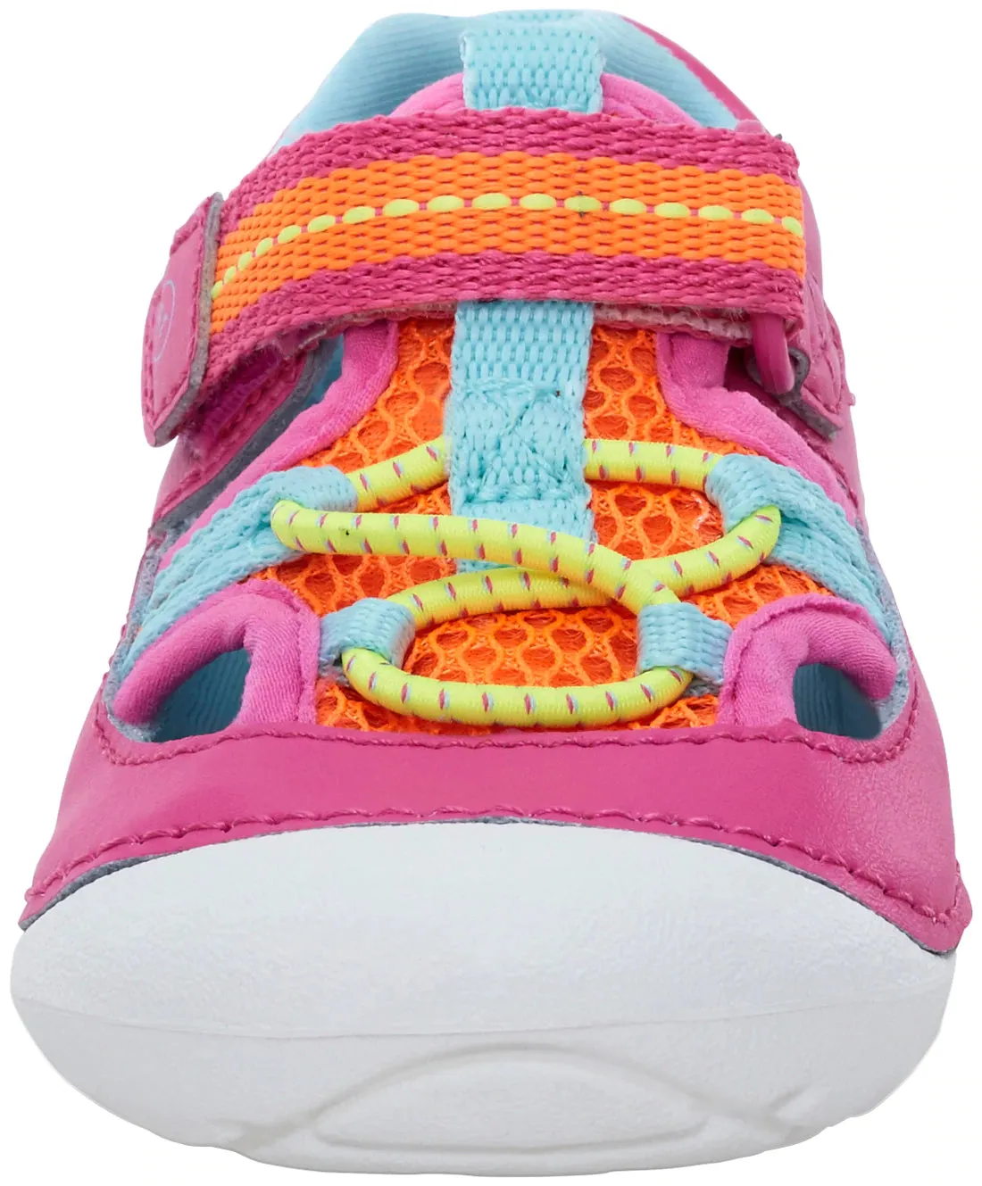 Stride Rite Pink Multi Tobias Soft Motion Baby Sandal