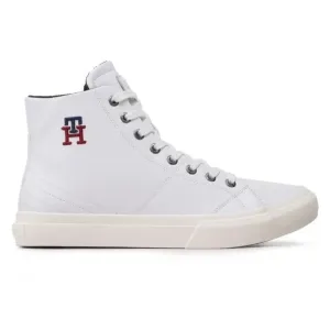 Tommy Hilfiger Th Hi Vulc Street Leather Men FM0FM04739-WHT