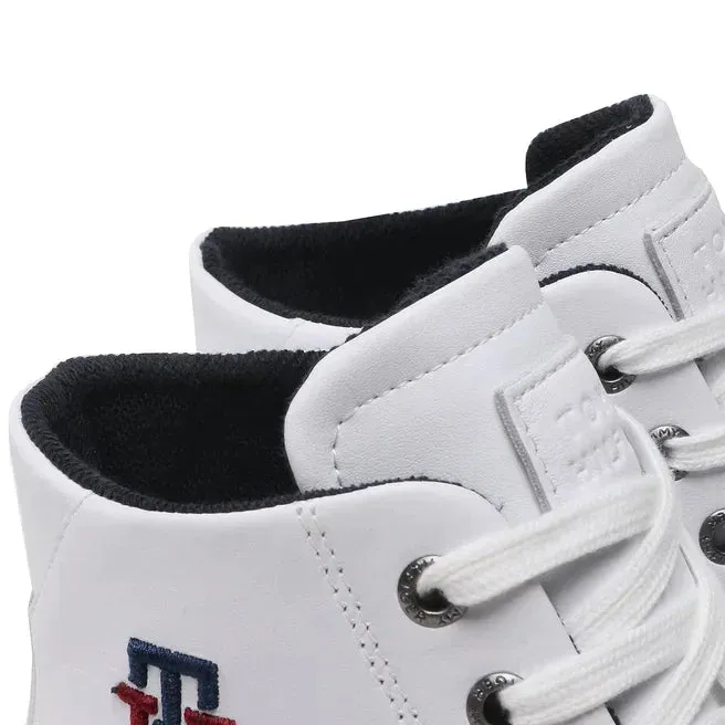 Tommy Hilfiger Th Hi Vulc Street Leather Men FM0FM04739-WHT