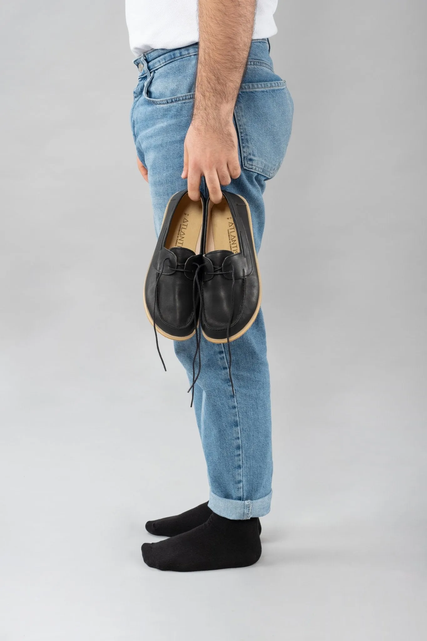 Women's Black Boat Shoes