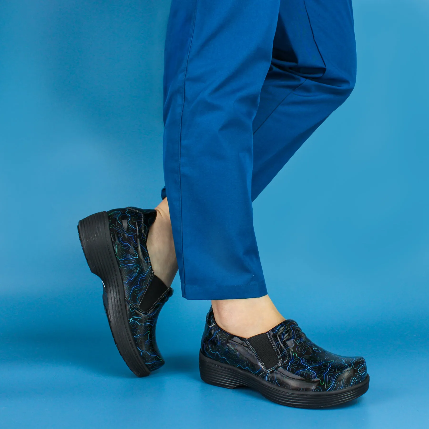 Women's Clog - Branta Black Blue