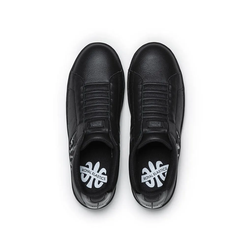 Women's Icon Black Logo Leather Sneakers 91912-999