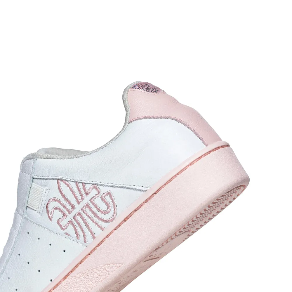 Women's Icon Genesis White Pink Leather Sneakers 91901-010