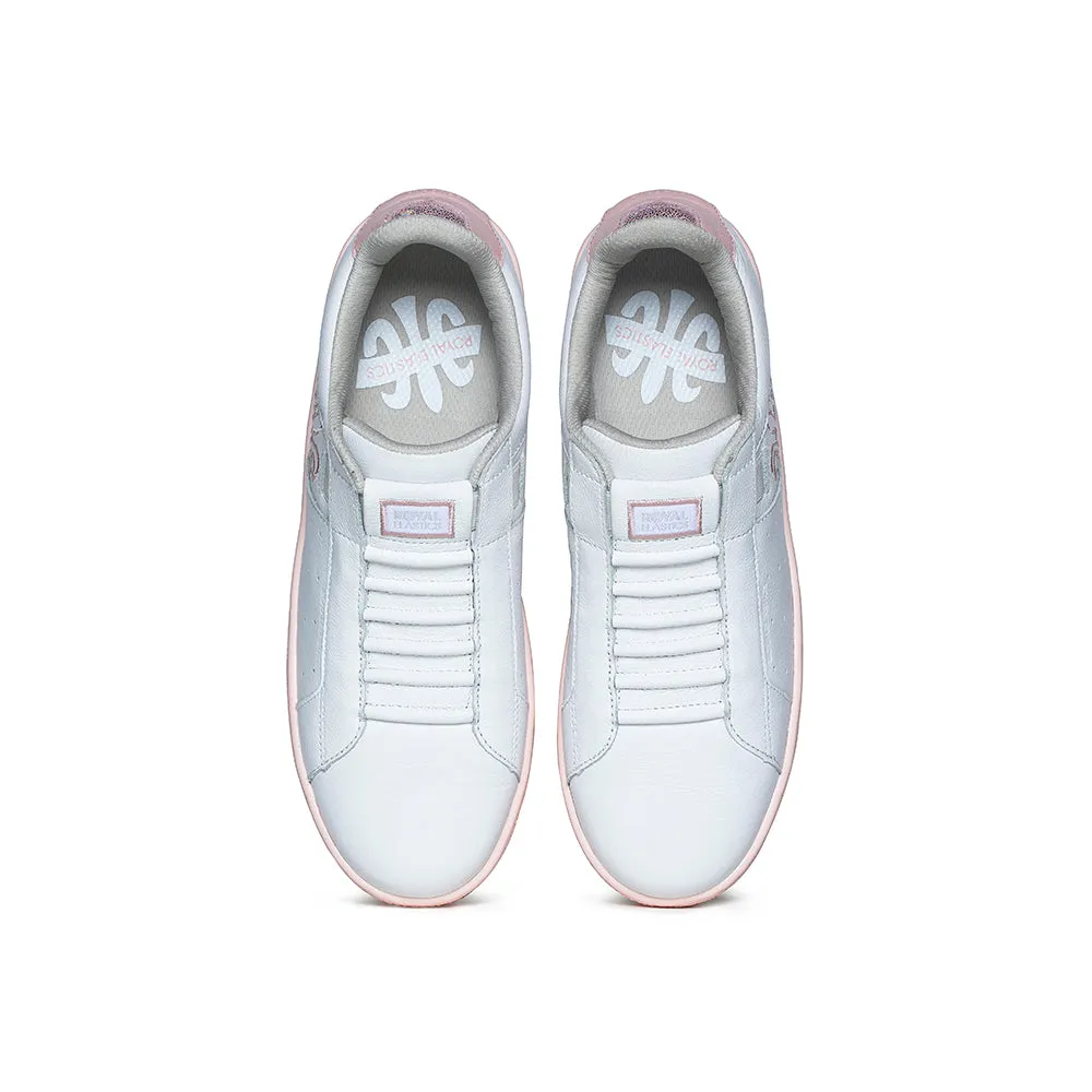 Women's Icon Genesis White Pink Leather Sneakers 91901-010