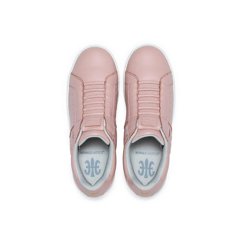 Women's Icon Pink Logo Leather Sneakers 91913-111