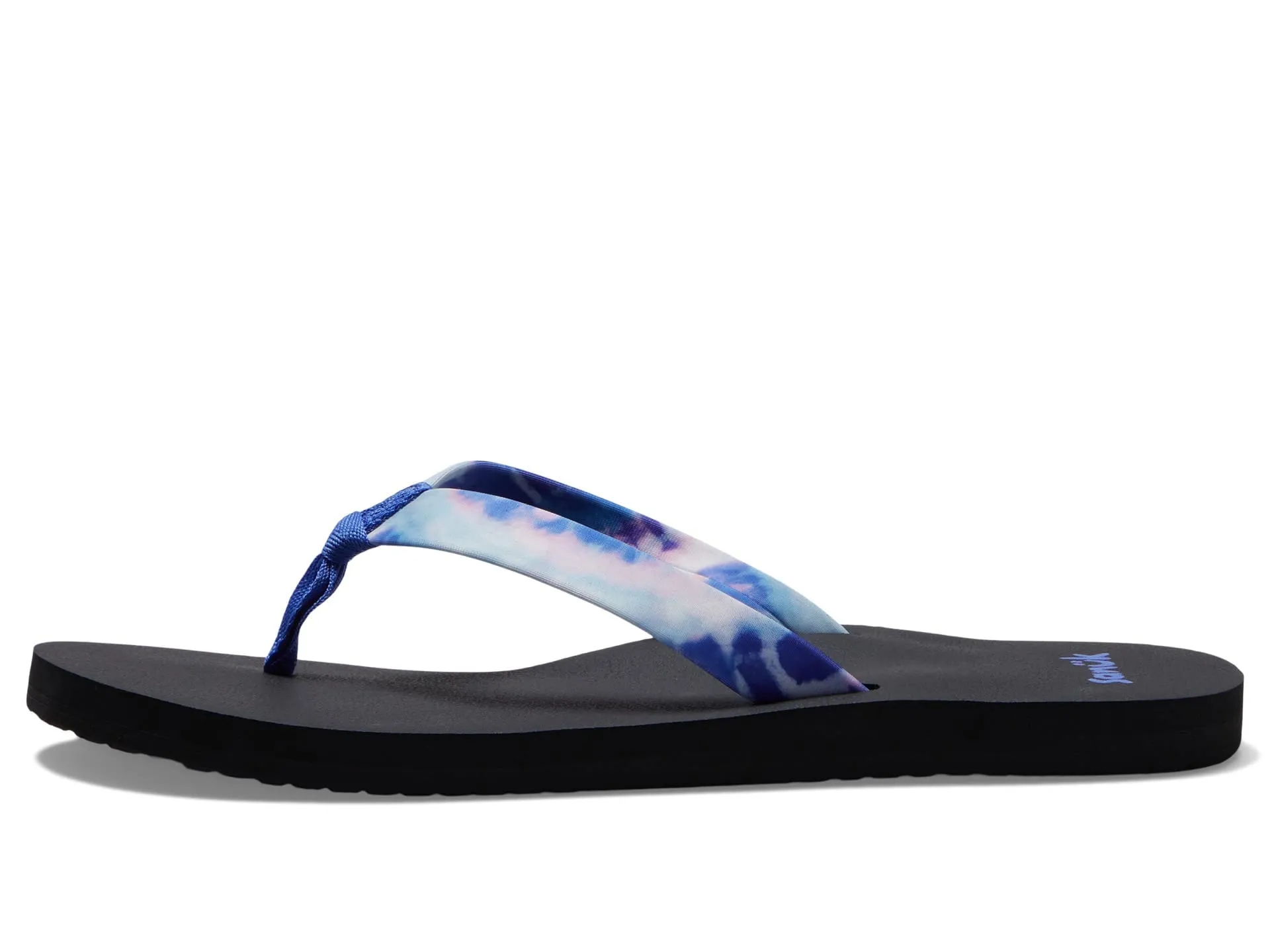 Women's Shoes Sanuk ASHLAND ST TIE DYE Flip Flop Sandals 1140490 BLUE MULTI